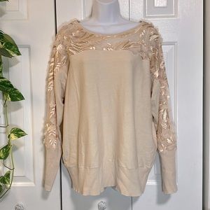 Beautiful Three Dimensional Floral Blouse size 2x by Joseph A.